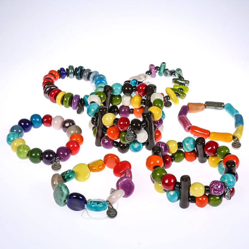 Bracelets multicolores Miss Terre