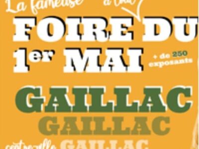 Grande Braderie du 1er Mai à Gaillac(81)